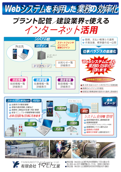 Web利用による業務の効率化